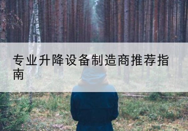 建宁电动剪叉升降平台厂家-专业升降设备制造商推荐指南